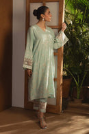 BT 2 PIECE EMBROIDERED RAW SILK SUIT (LUXURY PRET) Regular