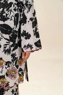 BT 2 PIECE EMBROIDERED LAWN SUIT-MONOCHROME NOIR (UNSTITCHED)