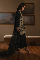 BT 3 PIECE EMBROIDERED RAW SILK SUIT (LUXURY-PRET) Regular