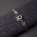 Monochrome Blossom Bracelet: