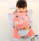 Cute Elephant Fluffy Plush Toys With Blanket, Elephant Stuffed Toy Cute Gift for your Loved Ones.(price for 1 piece)