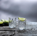 Glacier Relief Styling  Crystal Cut Drinking Glass. 320ml (Price for 1 piece)