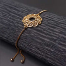 Golden Flora Charm Bracelet