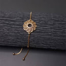 Golden Flora Charm Bracelet