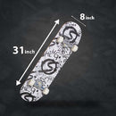 HING Professional Skateboard for Adults 31 inches With Grip Tape