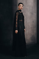 BT   PIECE EMBROIDERED CHIFFON SUIT-MYSTIC VOID (UNSTITCHED