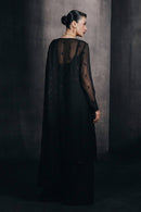 BT   PIECE EMBROIDERED CHIFFON SUIT-MYSTIC VOID (UNSTITCHED