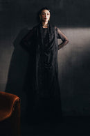 BT   PIECE EMBROIDERED CHIFFON SUIT-MYSTIC VOID (UNSTITCHED