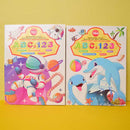 Fish And astronaut ABC and 123 Learning  Book For Kids.