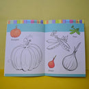 Transport and Vegetables Book for Girls and Boys. Learning Book For Kids.