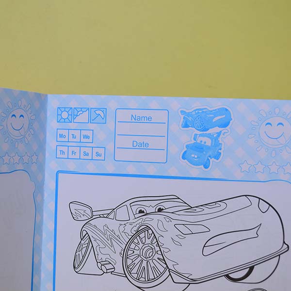 Cars, Disney Princess and Anna Elsa Coloring Book For Kids.