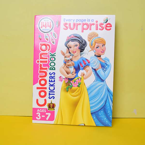 Cars, Disney Princess and Anna Elsa Coloring Book For Kids.