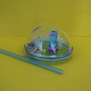 Unicorn Travel Double Wall Plastic Cup with Straw 550ml/18.5fl.oz. (Price For 1 Piece)