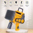 Bubble Gun, 80 Holes Bubble Machine Gun with Colorful Lights & Bubble Solution, Bubbles Machine for Adults Kids, Engineering Car Bubble Maker Machine for Indoor Outdoor Birthday Wedding Party Gift