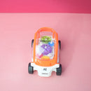 Toy Electric Transparent Gear Concept Police Car With Lights Music Universal Wheel Vehicles Toys For Kids.