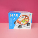 Toy Electric Transparent Gear Concept Police Car With Lights Music Universal Wheel Vehicles Toys For Kids.