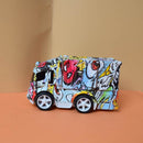 Alloy Diecast Pull Back Inertia Slide Truck With Rainbow Colors (Price for 1 piece)