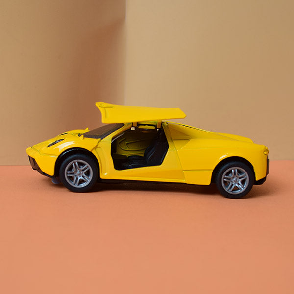 DIE-CAST Metal Pull Back Stylish Car with Opening Doors (Price for 1 piece)