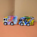 Alloy Diecast Pull Back Inertia Slide Truck With Rainbow Colors (Price for 1 piece)