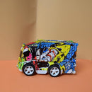 Alloy Diecast Pull Back Inertia Slide Truck With Rainbow Colors (Price for 1 piece)