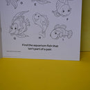 Coloring Pages of Cute Ocean Animals for Girls and Boys, Fish & Underwater Sea Animals to Color for Kids.