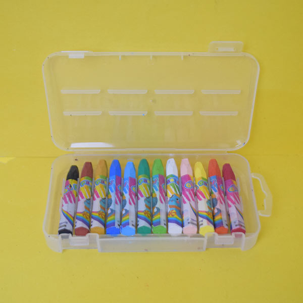 Pack Of 12 Pieces High Quality Oil Pastel For Drawing And Painting - Multi colour.