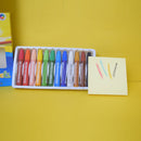 Pack Of 12 Pieces High Quality Oil Pastel For Drawing And Painting Crayon Colors- Multi Colour.