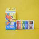 Pack Of 12 Pieces High Quality Oil Pastel For Drawing And Painting Crayon Colors- Multi Colour.