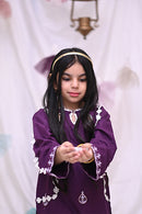 Purple 2 Piece Cotton Lawn Suit