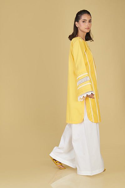 Naples Yellow Basic Kurta