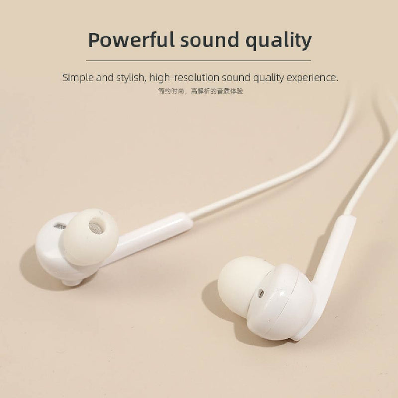In-ear Wired Earbuds TC-09- White