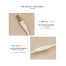 In-ear Wired Earbuds TC-09- White