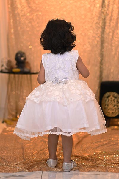 White Pozzy Cinderella Embroidery Frock