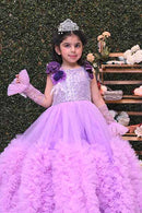 Zic Zac Zoo Lilac Gown Frock