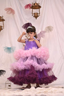 3 Layers multicolor princess frock