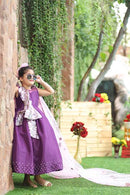 Plum Princess Frock ( 5 to 8 Years)