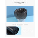 Thicken flat top garbage bag (20 Count*3 Bags) (Black)