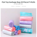 Thicken flat top garbage bag (20 Count*4 Bags)