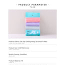 Thicken flat top garbage bag (20 Count*4 Bags)