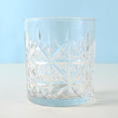 Glacier Relief Styling  Crystal Cut Drinking Glass. 320ml (Price for 1 piece)