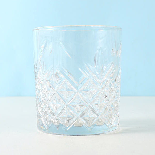 Glacier Relief Styling  Crystal Cut Drinking Glass (Price for 1 piece)