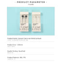 Spliced Flat In-ear Wired Earbuds with 3.5mm Plug