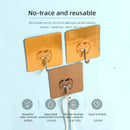 Vintage Square Traceless Sticky Hooks (2PCS/Set)