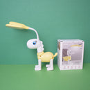 Deer Style Multifunctional Double Headed Table Lamp With Charging Cable