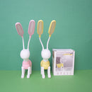 Deer Style Multifunctional Double Headed Table Lamp With Charging Cable