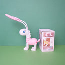 Deer Style Multifunctional Double Headed Table Lamp With Charging Cable