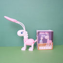 Deer Style Multifunctional Double Headed Table Lamp With Charging Cable