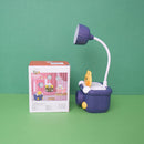3-in1 Cute Animal  Shape Table Desk Flexible LED Lamp with Pen Pencil Holder & Pencil Sharpener