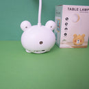 Cute Panda Style  Rechargeable Table Lamp with Charging Cable