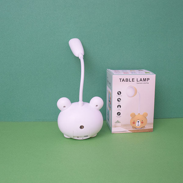 Cute Panda Style  Rechargeable Table Lamp with Charging Cable
